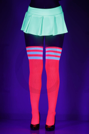 4245-Hot Pink / White