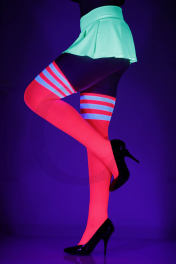 4245-Hot Pink / White