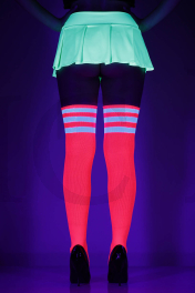 4245-Hot Pink / White