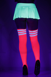 4245-Hot Pink / White