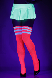 4245-Hot Pink / White