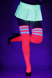 4245-Hot Pink / White