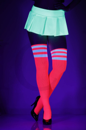 4245-Hot Pink / White