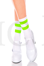 526-White / Neon Green